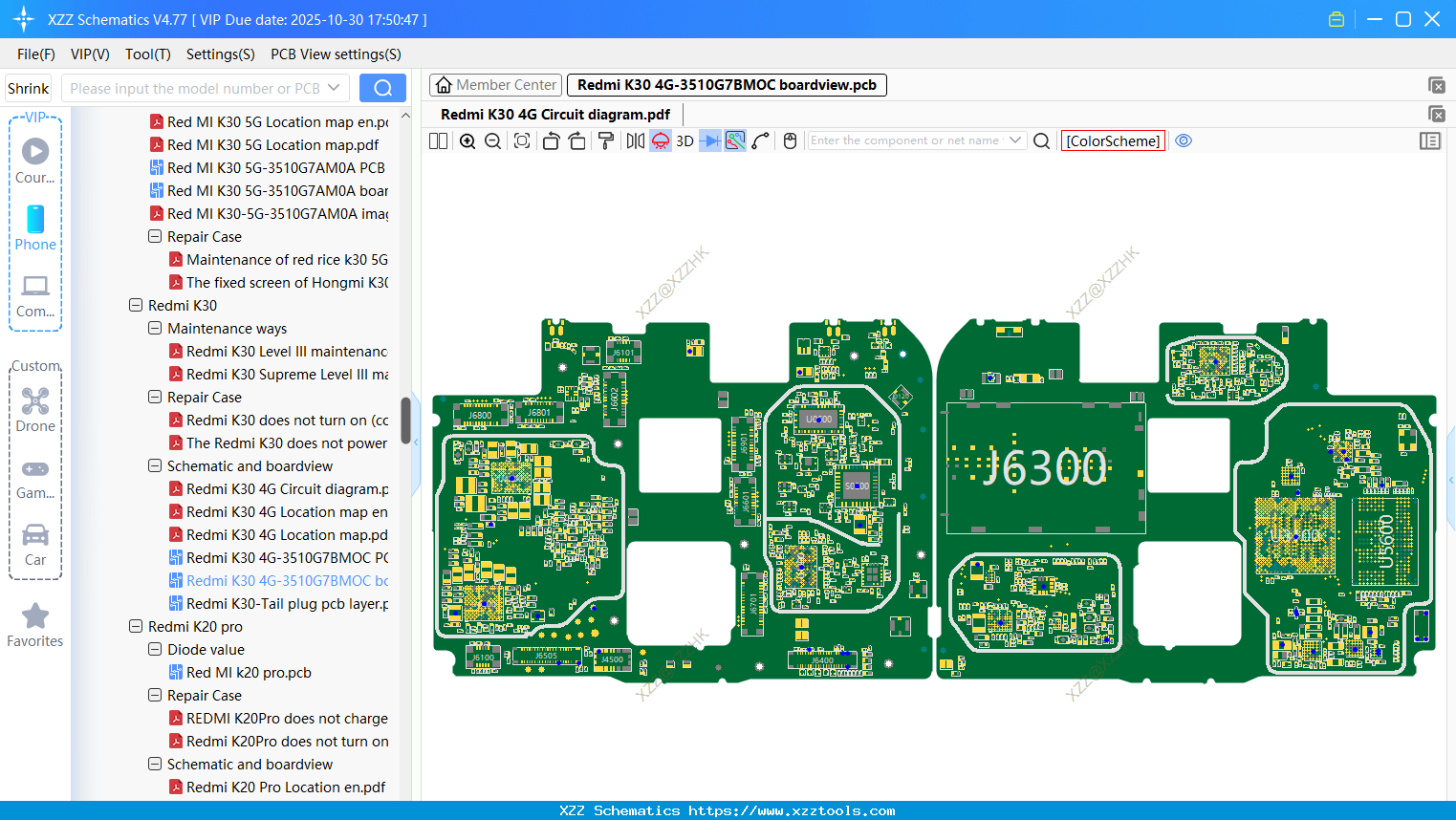 Xiaomi Redmi K30 4G-3510G7BMOC Boardview